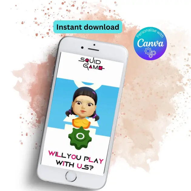 Girl Animated Birthday Video Invitation