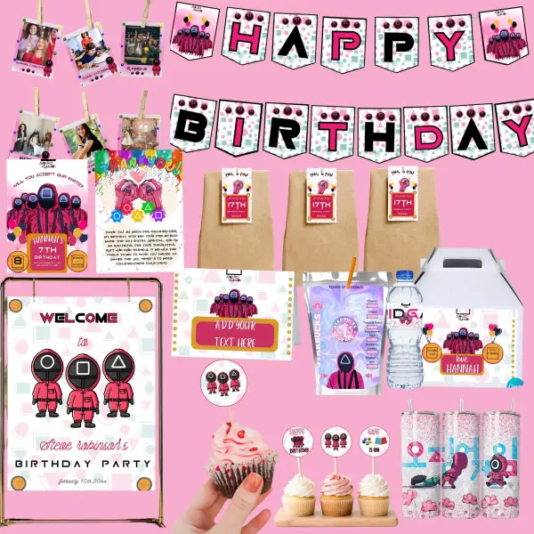 Girl Animated Birthday Video Invitation - Image 8