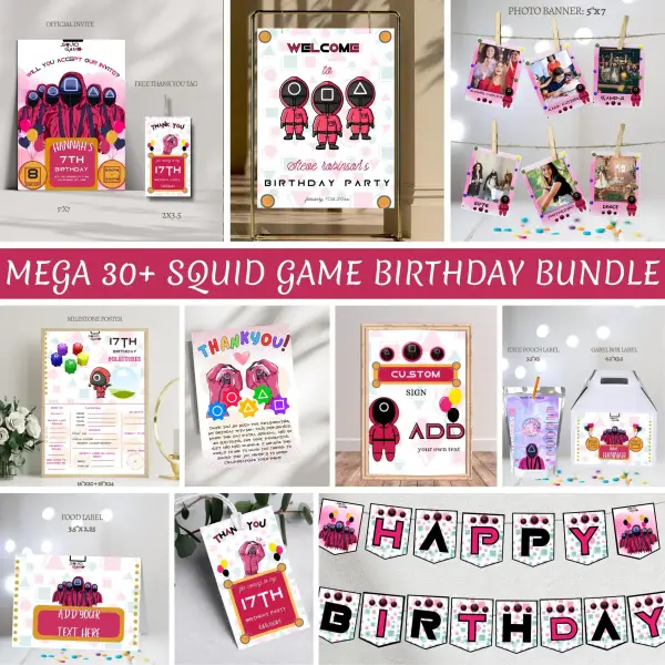 Girl Animated Birthday Video Invitation - Image 6
